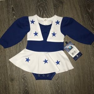 Girls Infant Dallas Cowboy Cheer Uniform - 3months